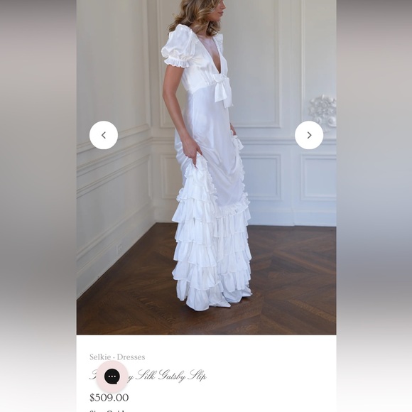 Selkie Gatsby Dress in White